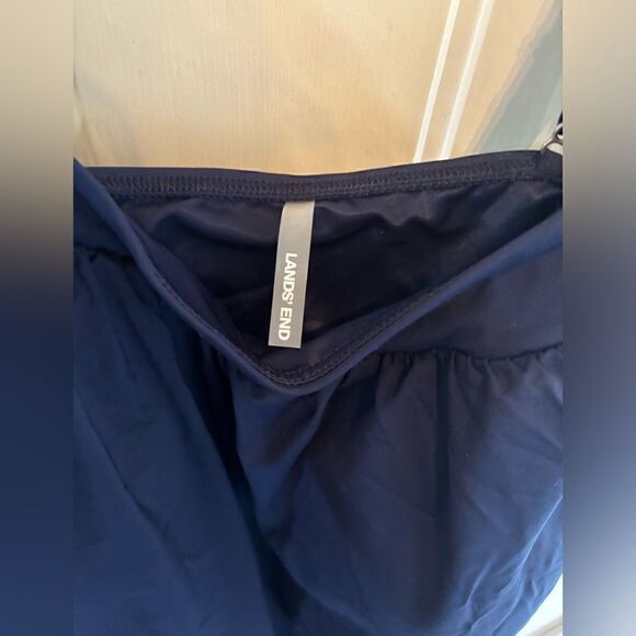 Lands End Navy Blousson Tankini Top size 26W - Picture 6 of 7
